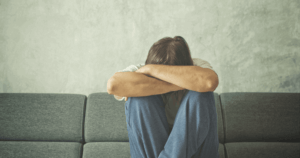 Man dealing with substance abuse