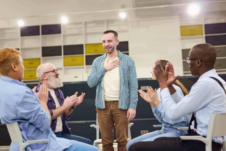 Alcoholics Anonymous Meeting