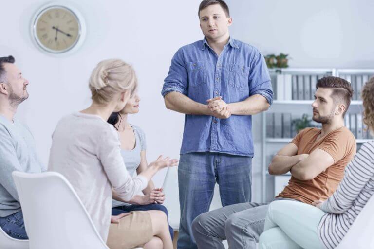 specialist staging an intervention