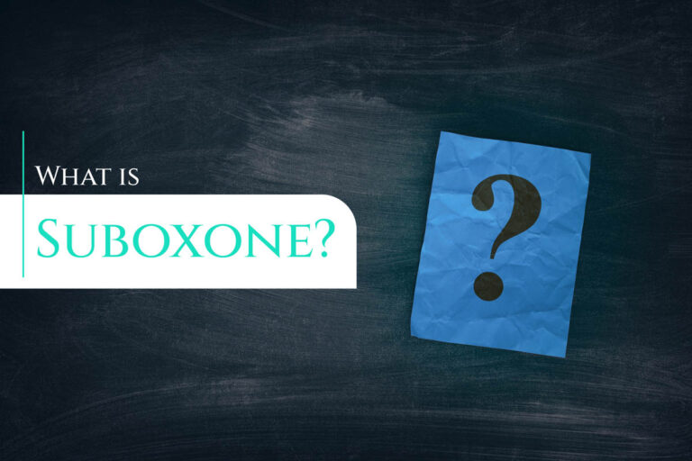 A visualization of the question, "What is Suboxone?"