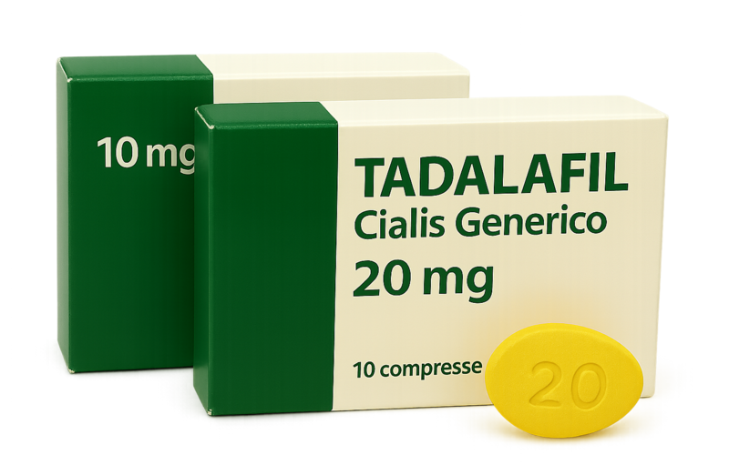 Acquistare Cialis Generico 20mg senza ricetta in farmacia online