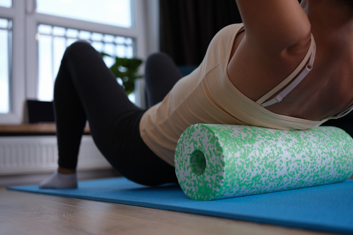 Women doing yoga therapy
